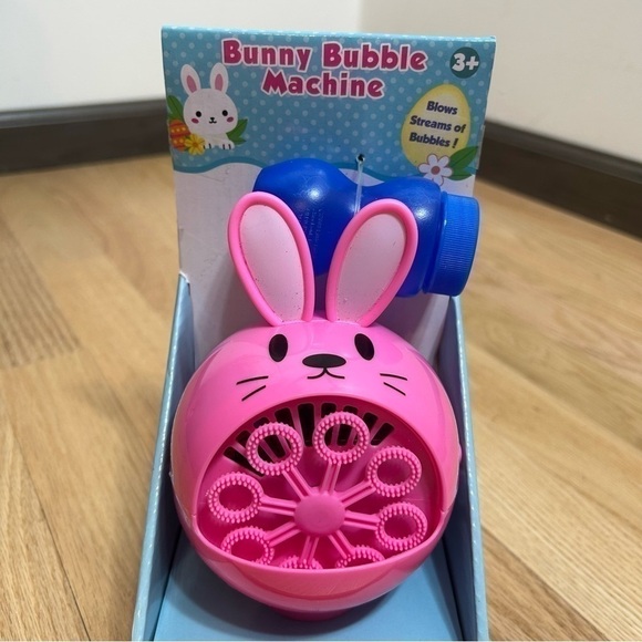 Easter Bunny Bubble Machine for Toddlers - Extreme Bubble  Bunny Bubble Machine NEW Easter Rabbit Pink Kids Toy